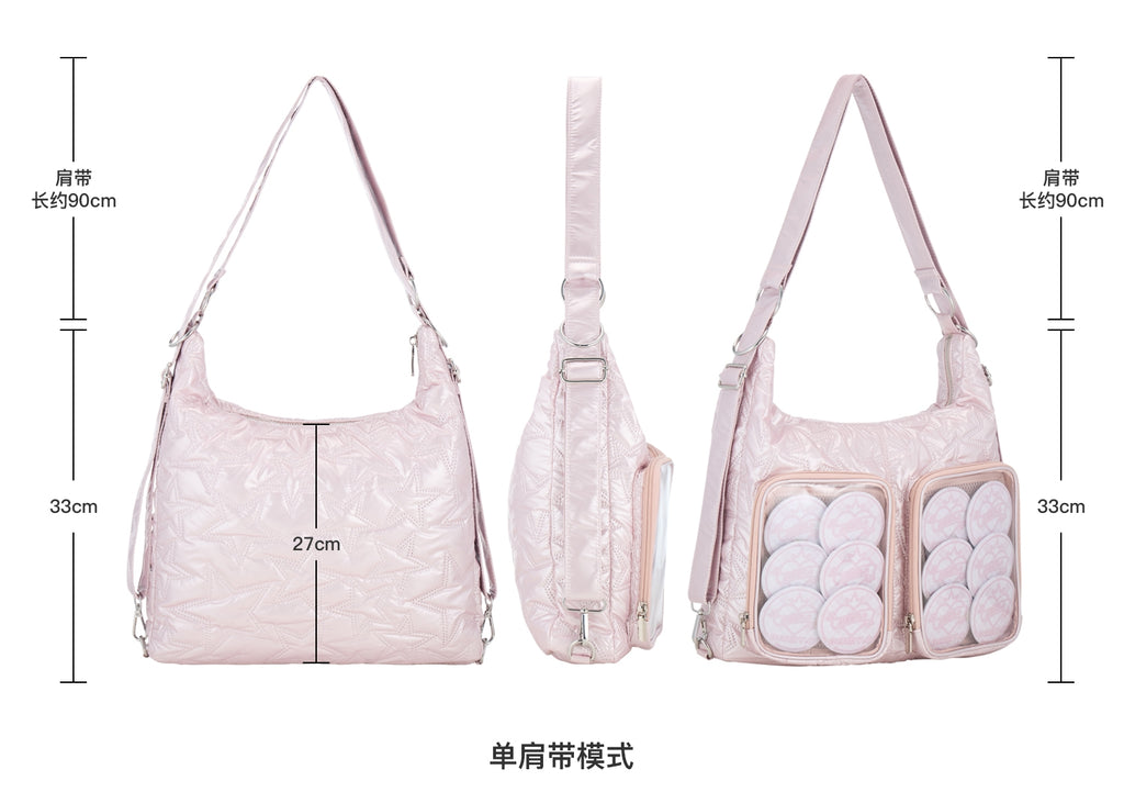 [cn | pre-order] berryq sparkling girl 3 way ita backpack