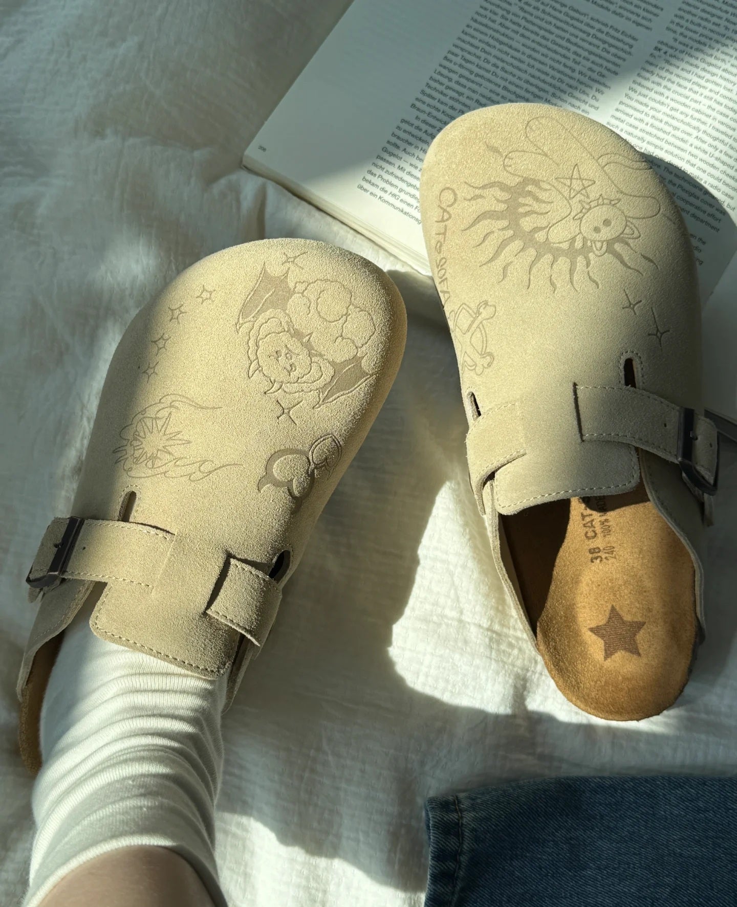 [cn | pre-order] catsofa loafers slip-ons (good cat gray, halloween blue, halloween sand)