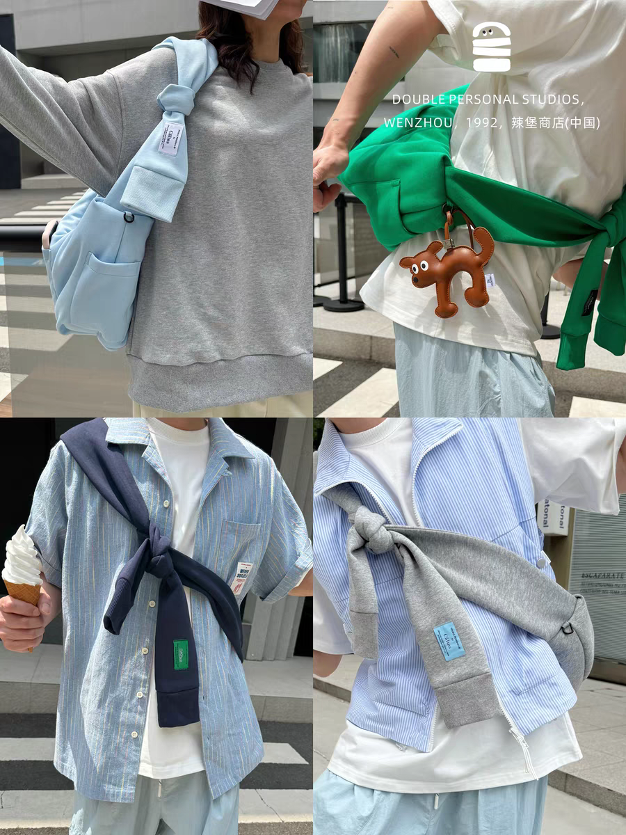 [cn | pre-order] hoodie sweatshirt hug bag crossbody