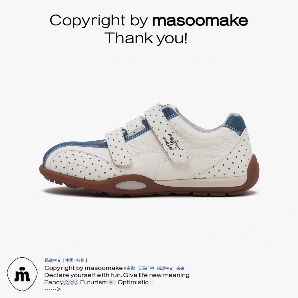 [cn | pre-order] masoomake polka velcro sneakers