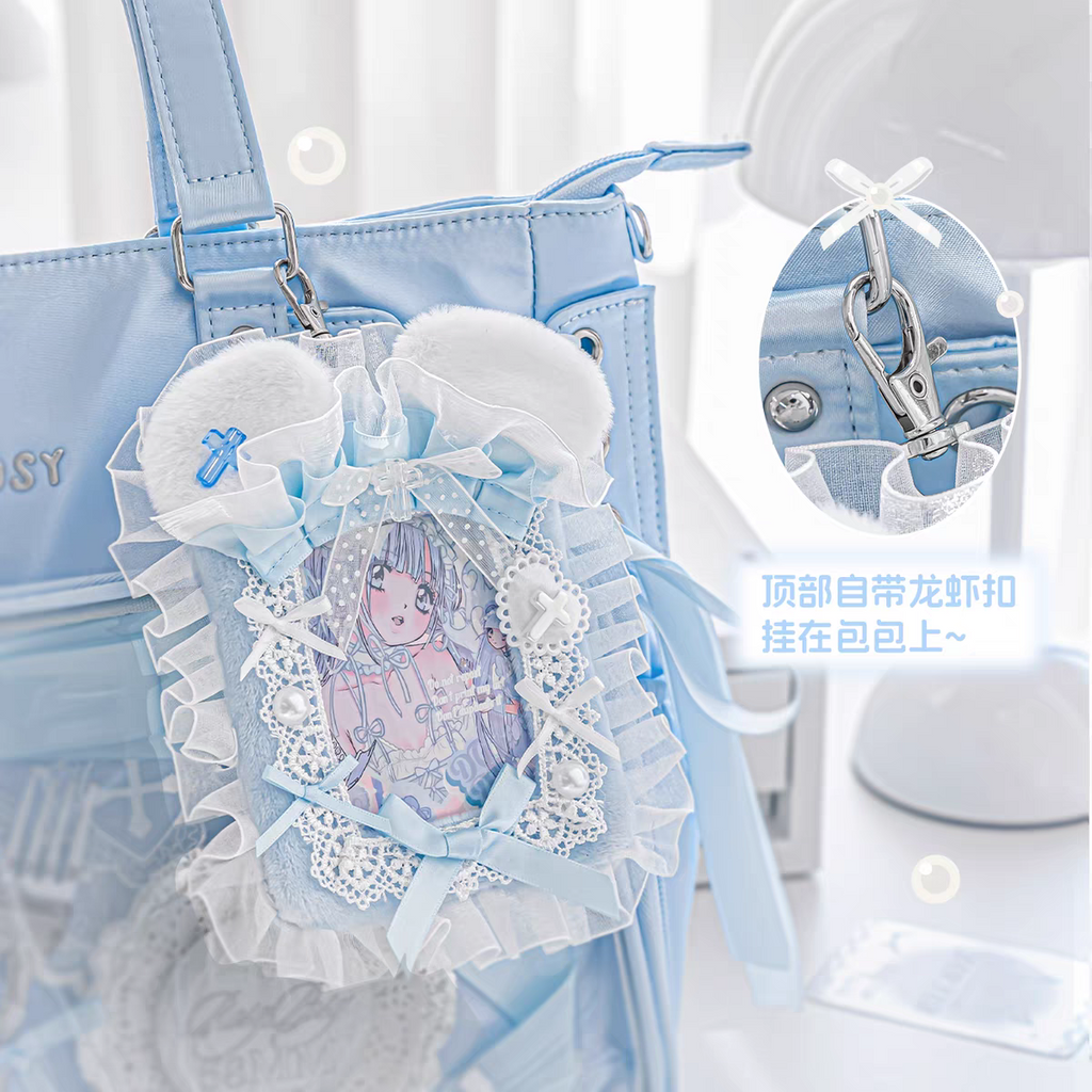 [cn | pre-order] rosyposy puff lace photocard holder