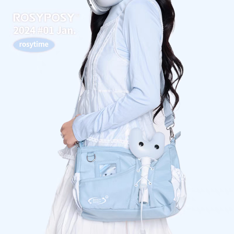 [cn | pre-order] rosyposy ita crossbody bag with photocard and lightstick holder