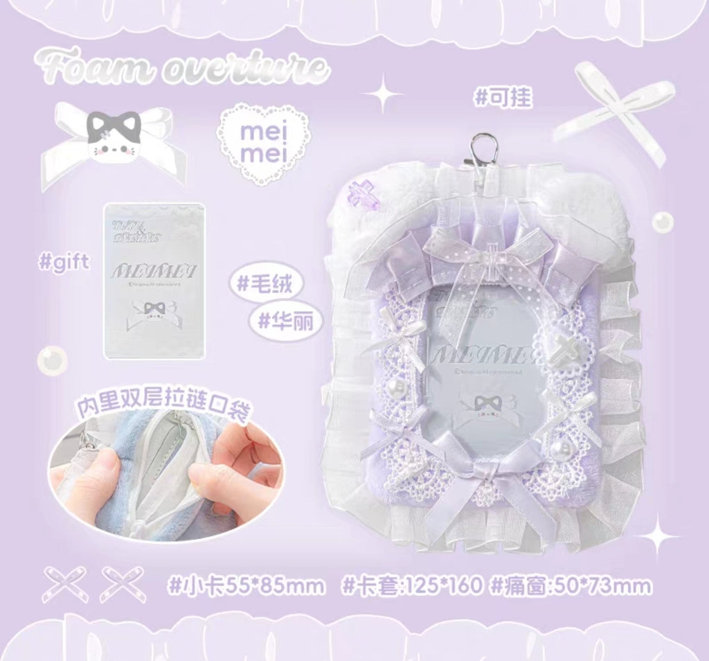 [cn | pre-order] rosyposy puff lace photocard holder