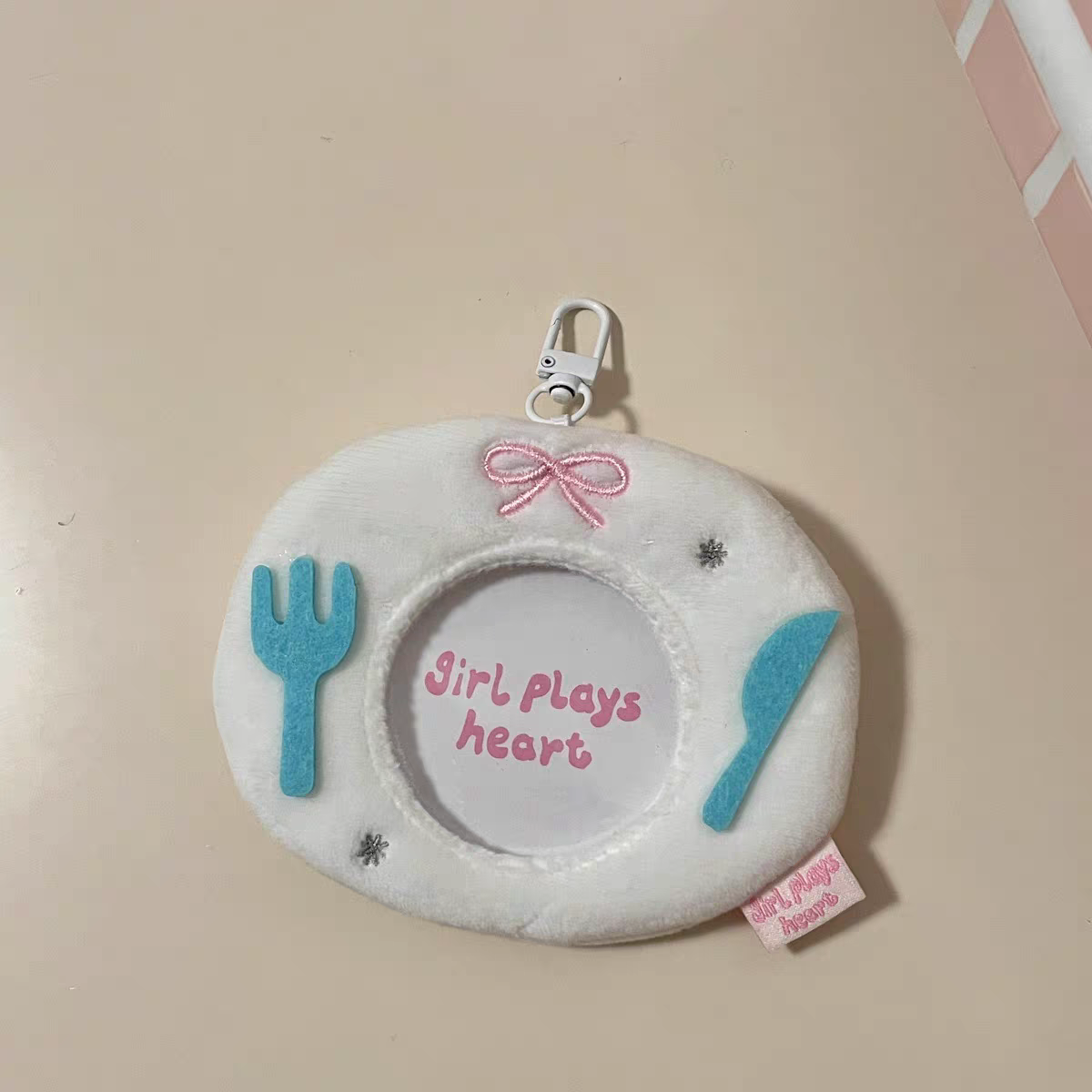 [cn | pre-order] girlplays mini pouch keyring with pvc slot