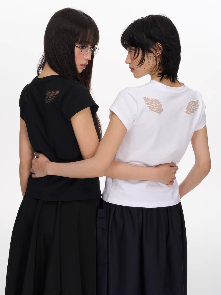 [NECYSTUDIO] angel wings shirt