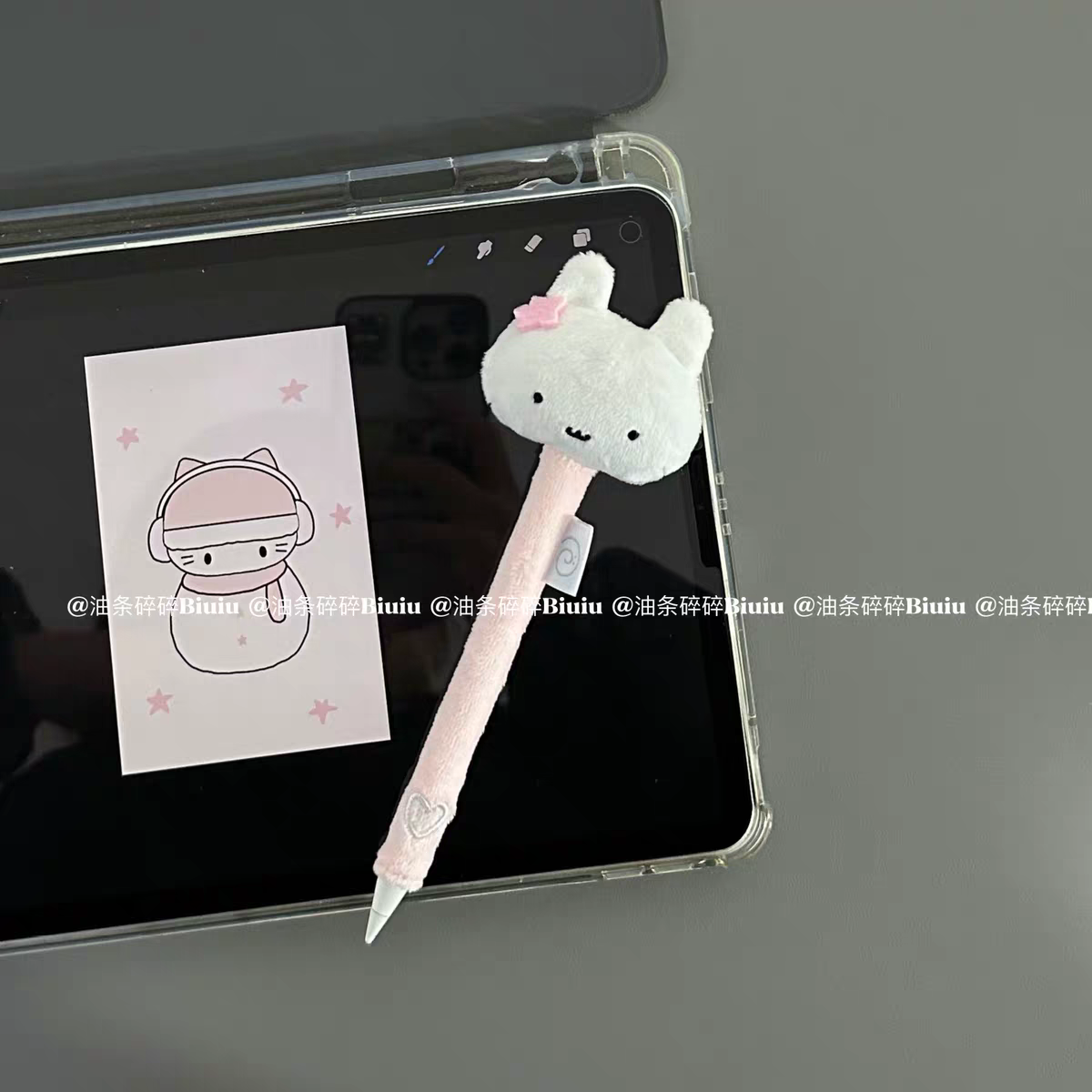 [cn | pre-order] plush apple pencil cover case