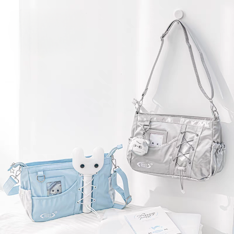 [cn | pre-order] rosyposy ita crossbody bag with photocard and lightstick holder