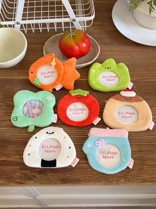 [cn | pre-order] girlplays mini pouch keyring with pvc slot