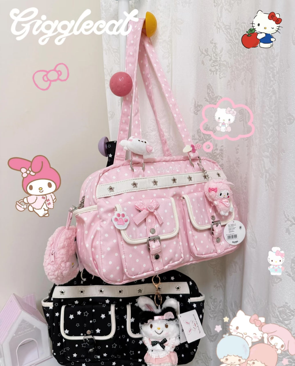 [cn | pre-order] gigglecat star tote shoulder ita bag