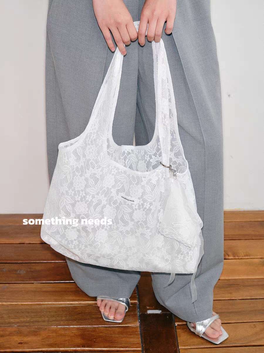 [cn | pre-order] somethingneeds lace tote bag
