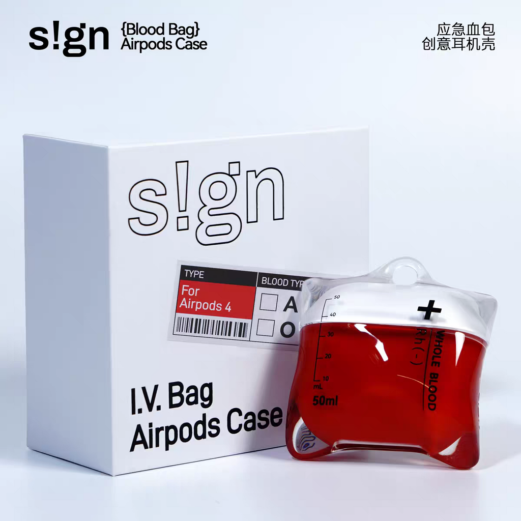 [cn | pre-order] iv drip blood bag airpods case