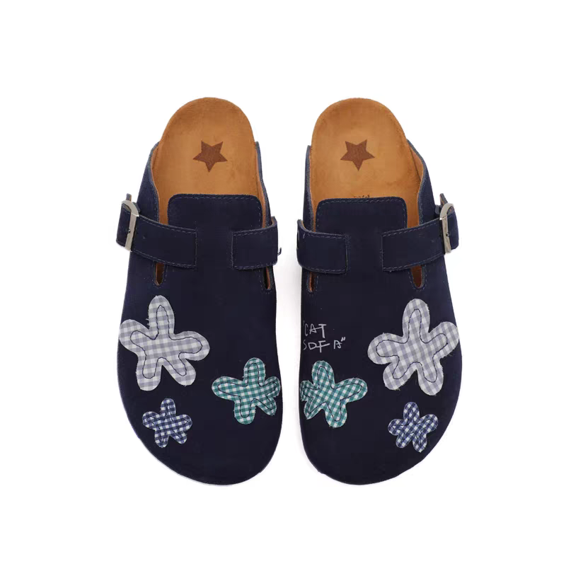 [cn | pre-order] catsofa loafers slip-ons (navy flower, floral pink, gray stars, black kitty)