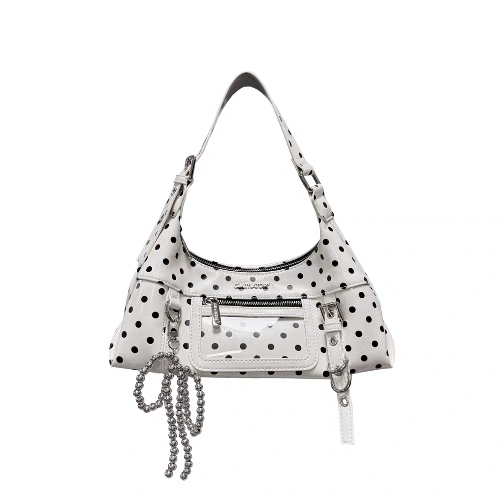 [cn | pre-order] cultivator polka crossbody hobo bag - mini