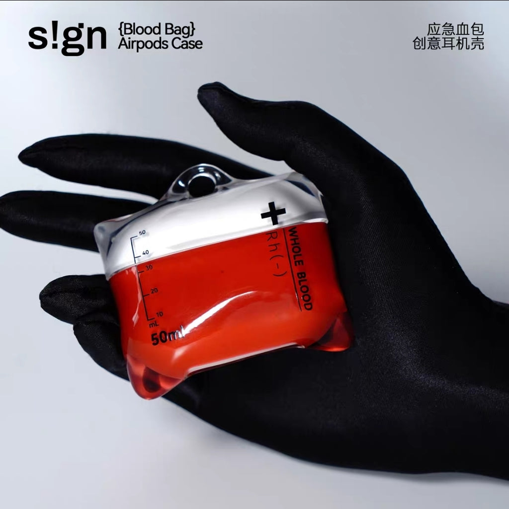 [cn | pre-order] iv drip blood bag airpods case