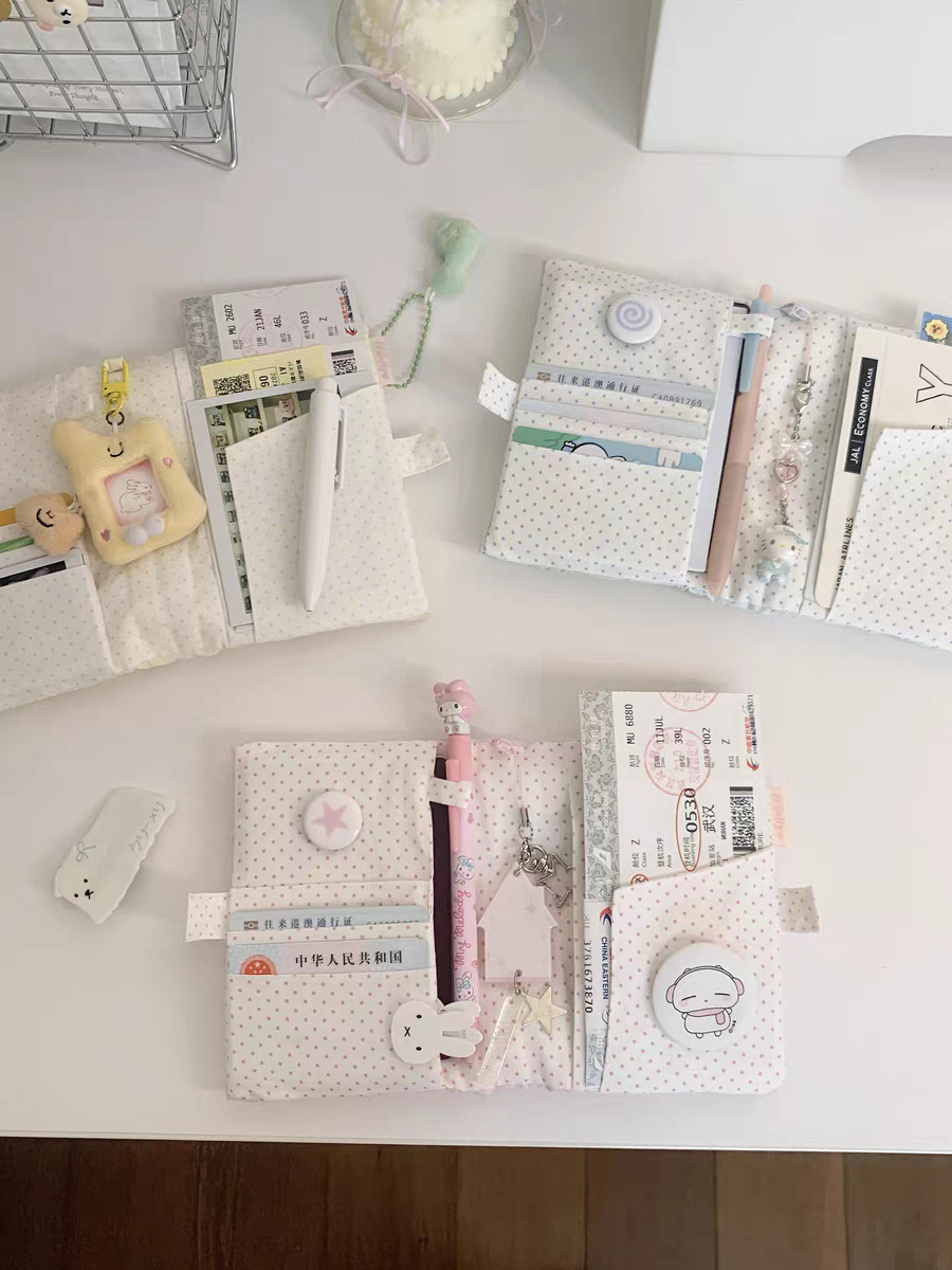 [cn | pre-order] star quilted puff travel passport holder