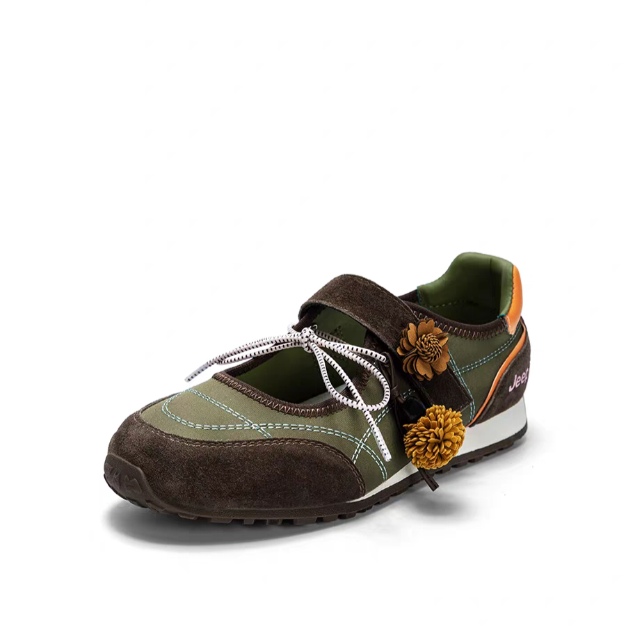 [cn | pre-order] jeep x the spirit of adventure floral ballet mary jane shoes