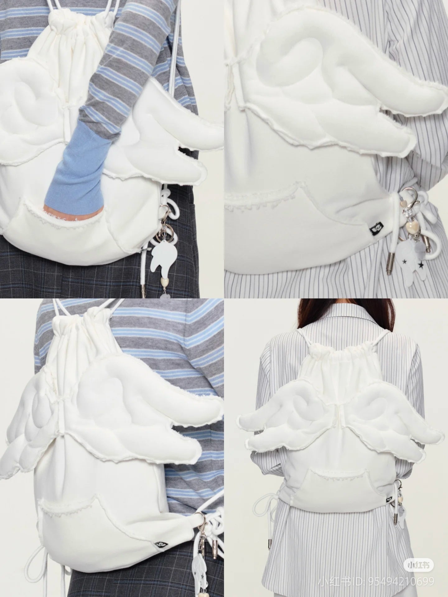 [cn | pre-order] yawhat angel wings string bag