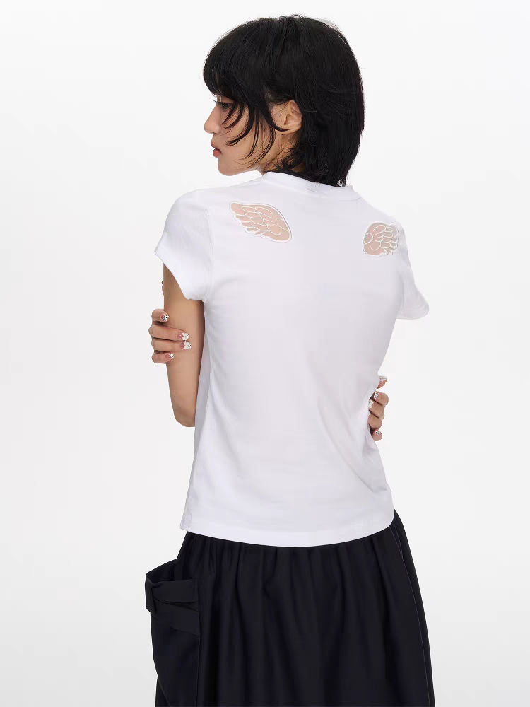 [NECYSTUDIO] angel wings shirt