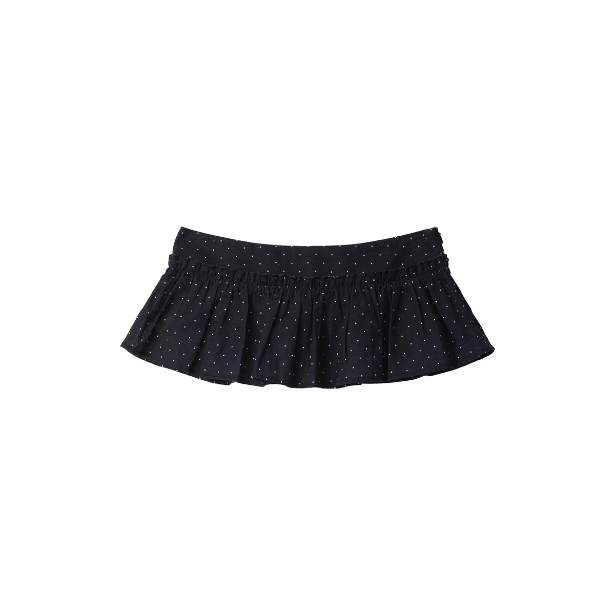 [NECYSTUDIO] polka dot puff sleeve shirt, tank top, short, skirt