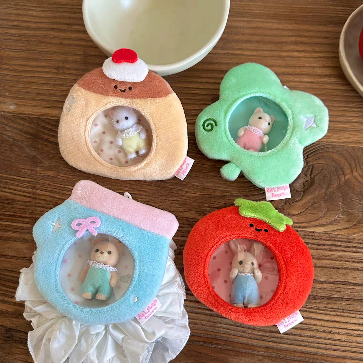 [cn | pre-order] girlplays mini pouch keyring with pvc slot