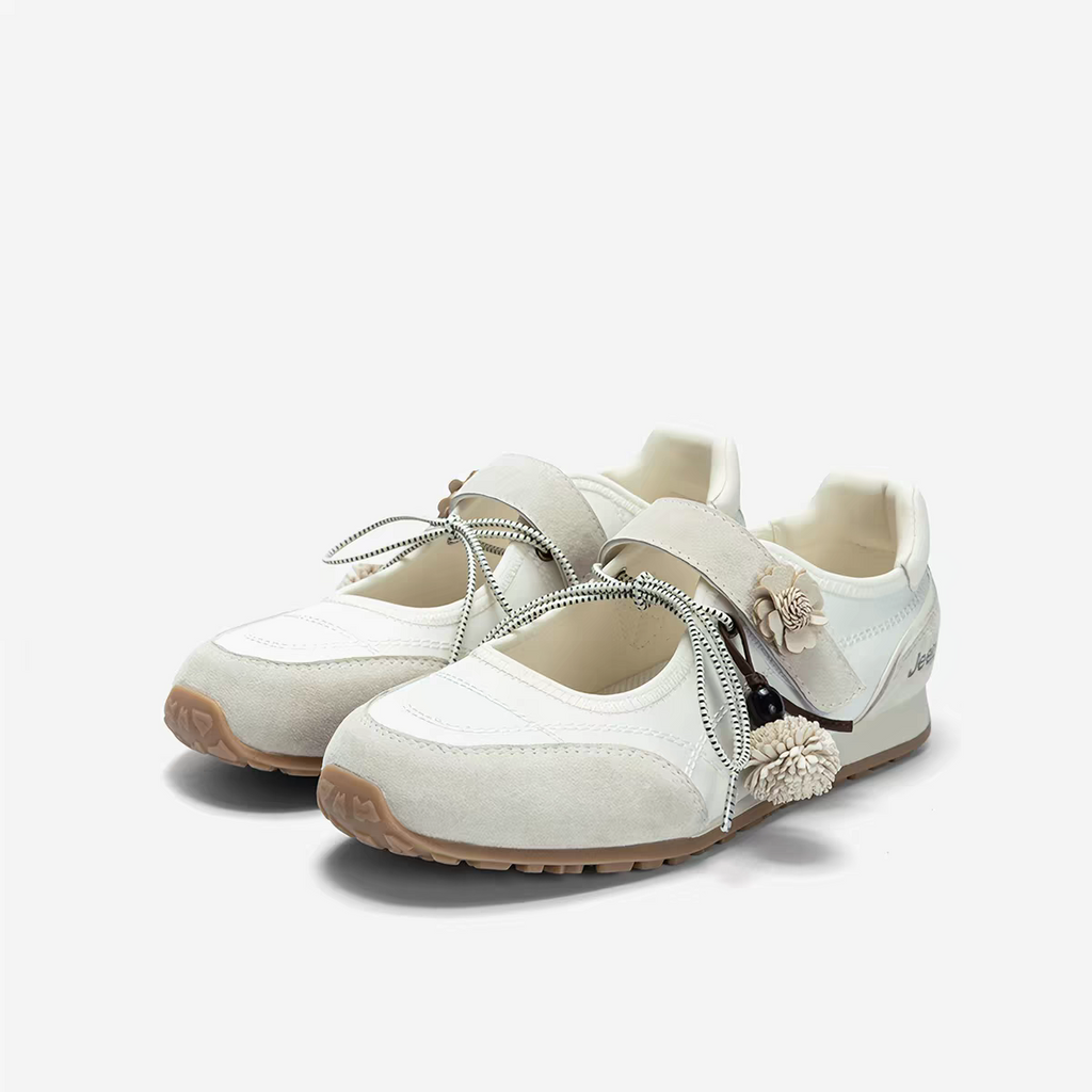 [cn | pre-order] jeep x the spirit of adventure floral ballet mary jane shoes