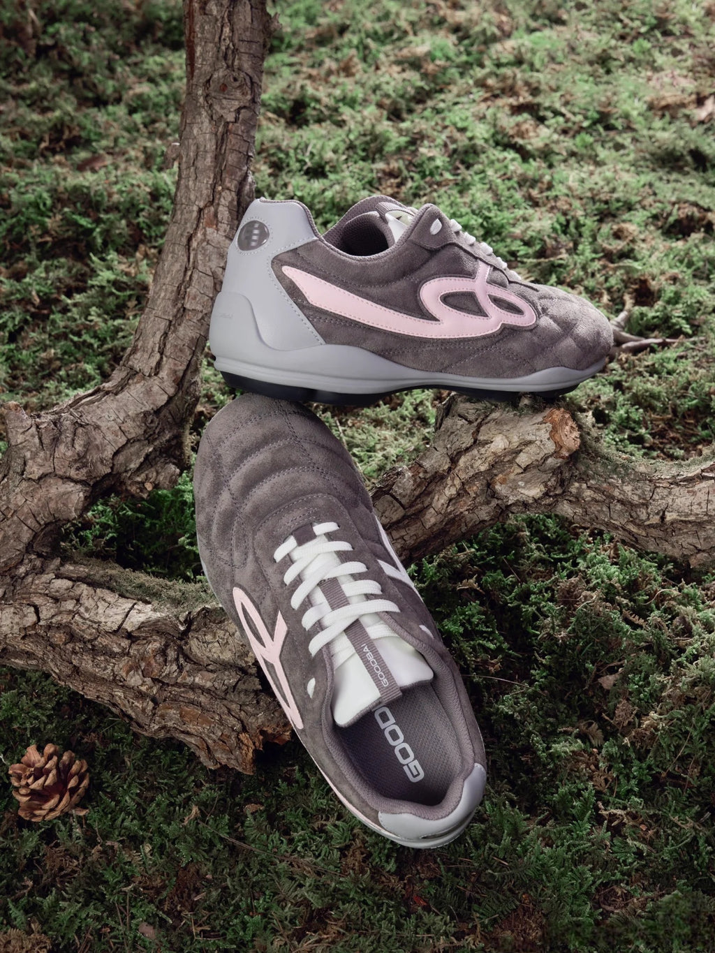 [cn | pre-order] goodbai thin sole lightweight sneakers - pink, blue, suede gray
