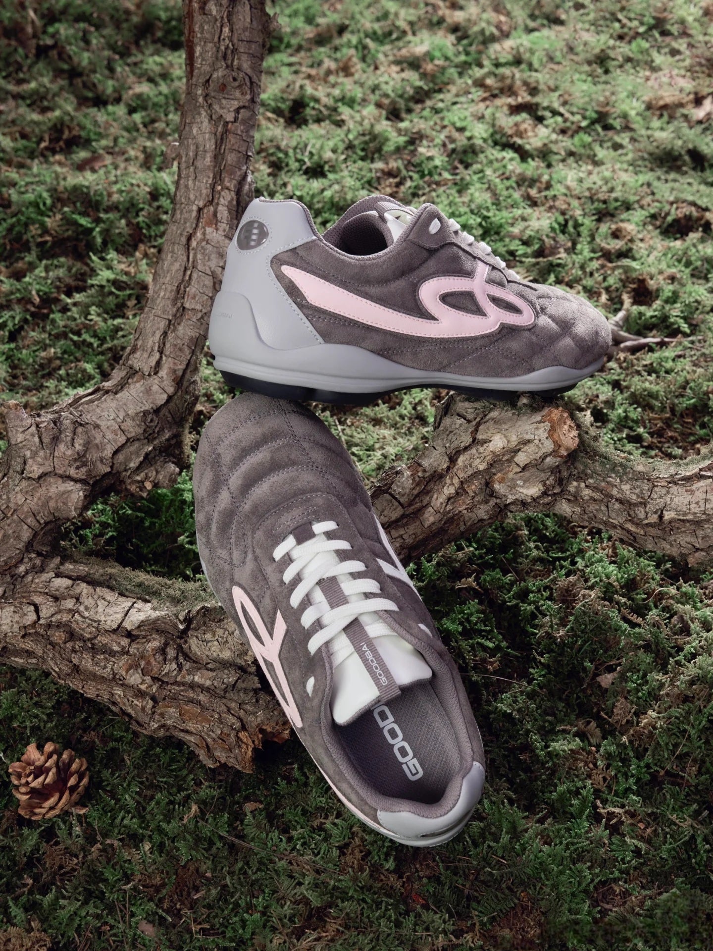 [cn | pre-order] goodbai thin sole lightweight sneakers - pink, blue, suede gray