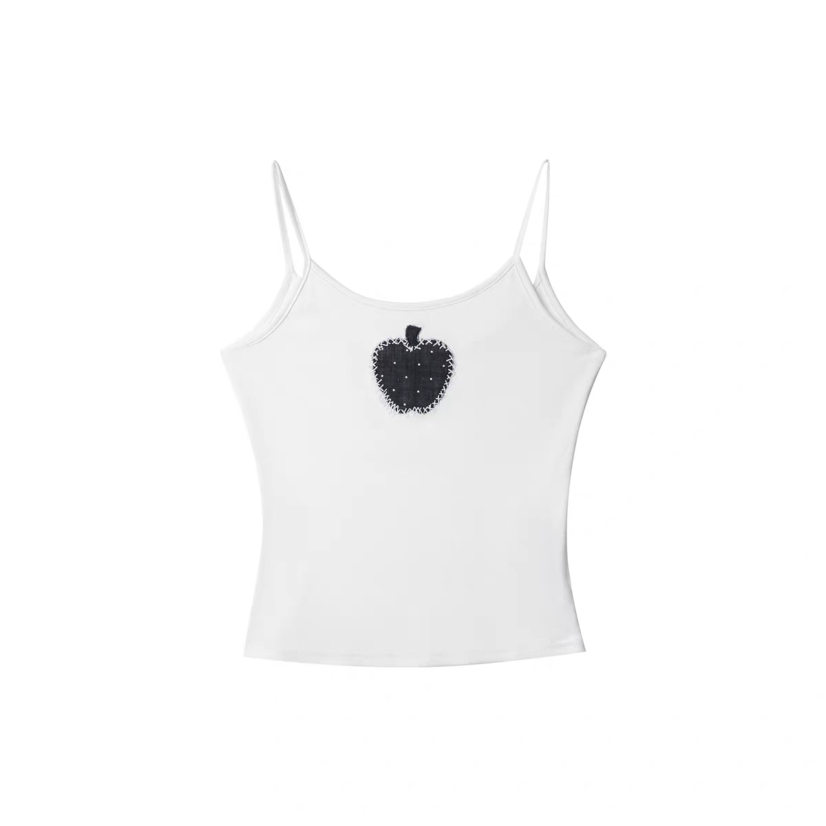 [NECYSTUDIO] polka dot puff sleeve shirt, tank top, short, skirt