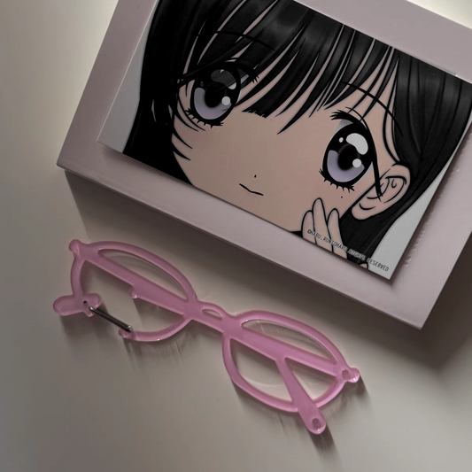 [cn | pre-order] bayonetta glasses acrylic carabiner