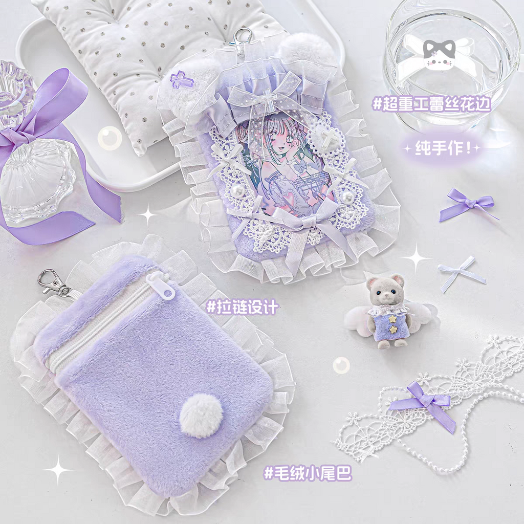 [cn | pre-order] rosyposy puff lace photocard holder