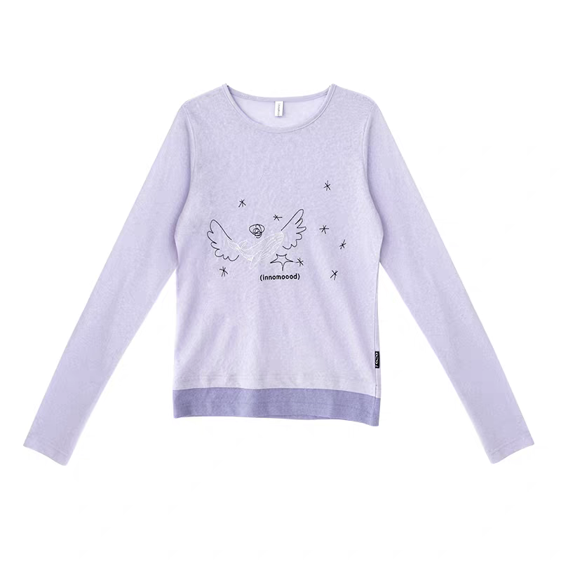 [innomood] silent whale long sleeve shirt