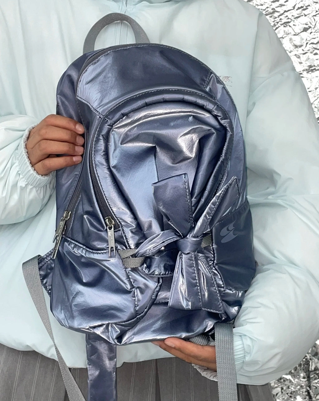 [cn | pre-order] crying center dumpling bow backpack