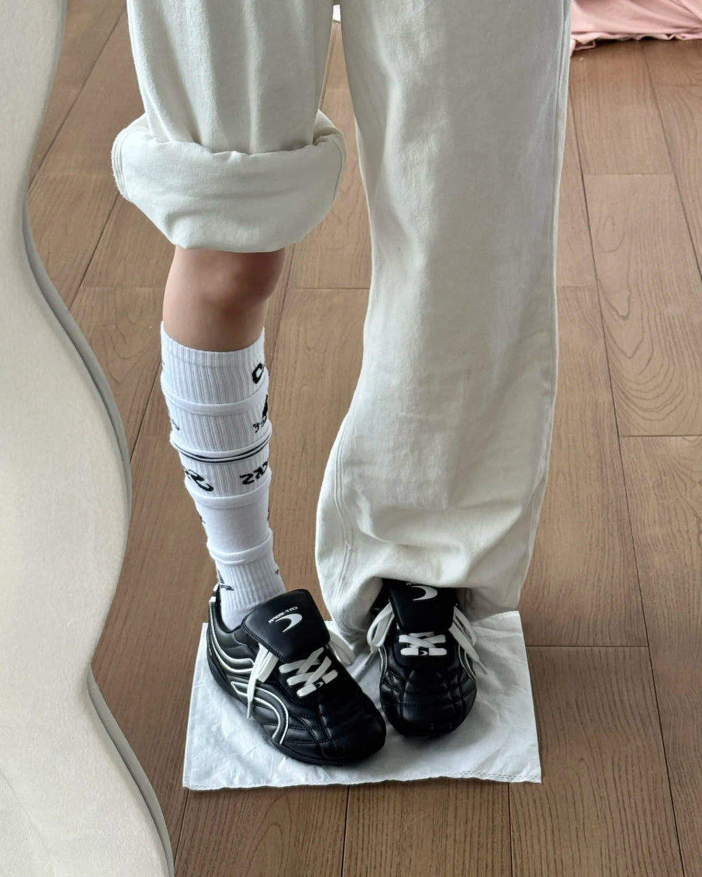 [cn | pre-order] catsofa soccer shoes - black