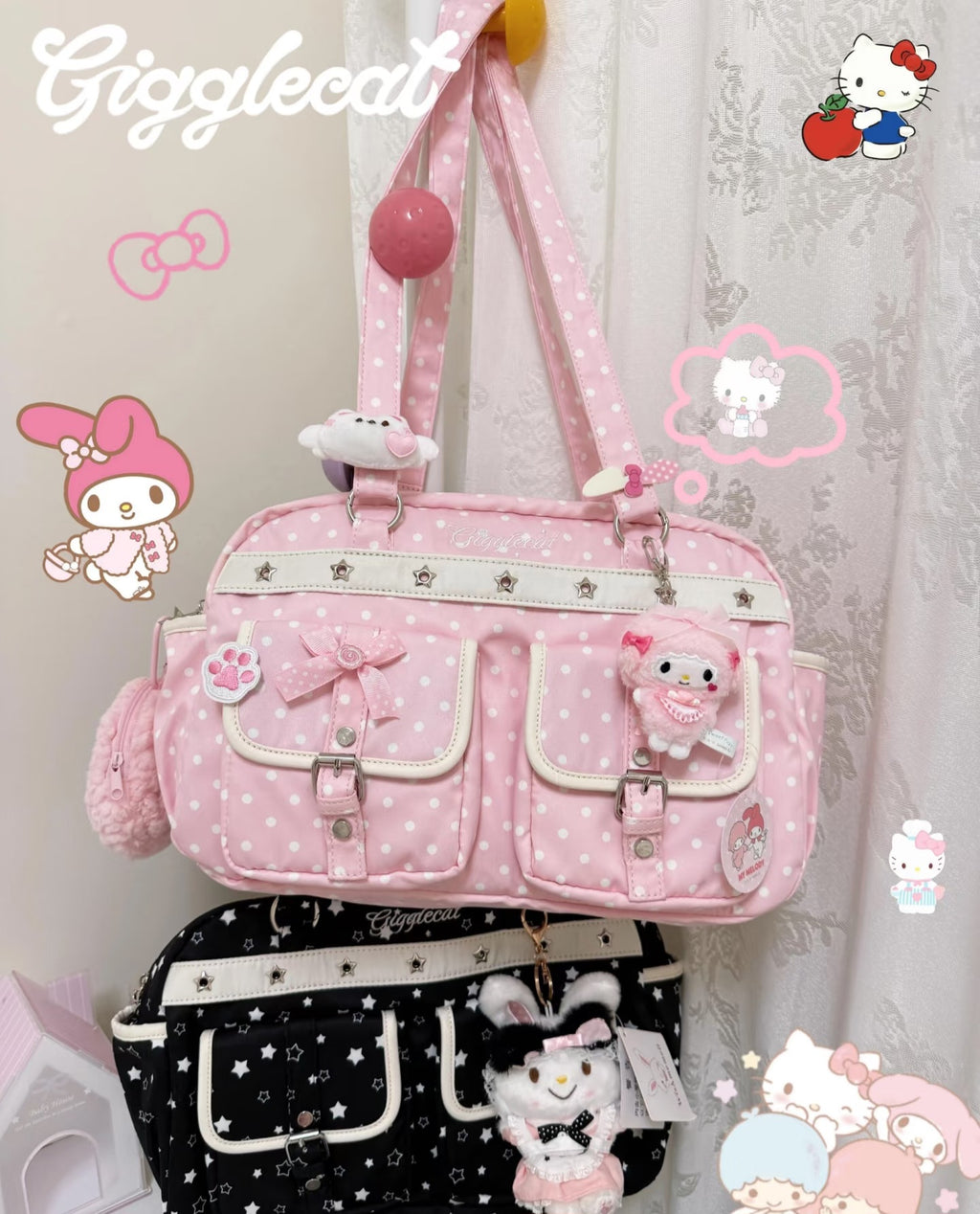 [cn | pre-order] gigglecat star tote shoulder ita bag