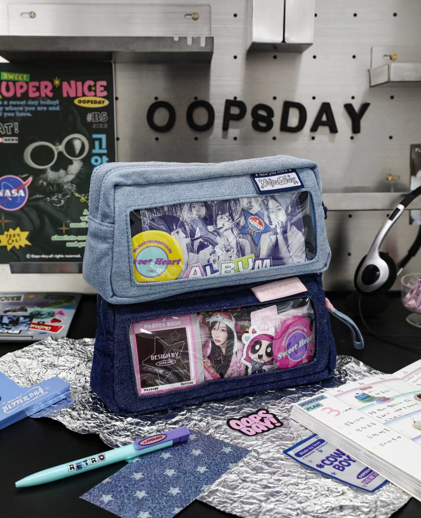 [cn | pre-order] oopsday denim pencil case