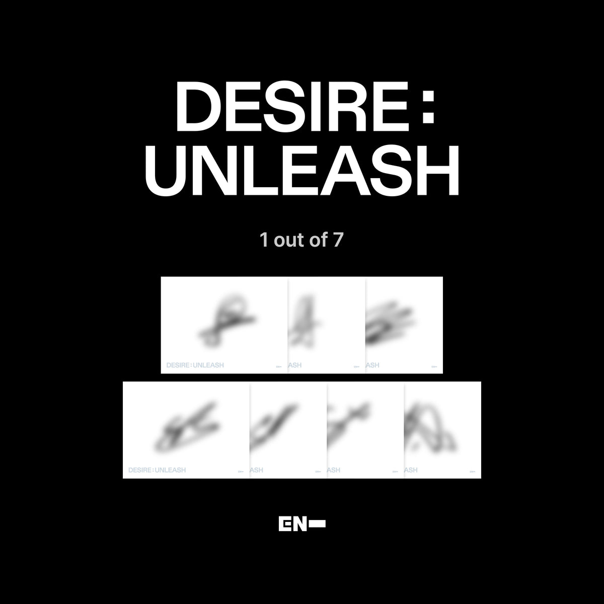 < ENHYPEN > DESIRE : UNLEASH US Exclusive with Signed Postcard