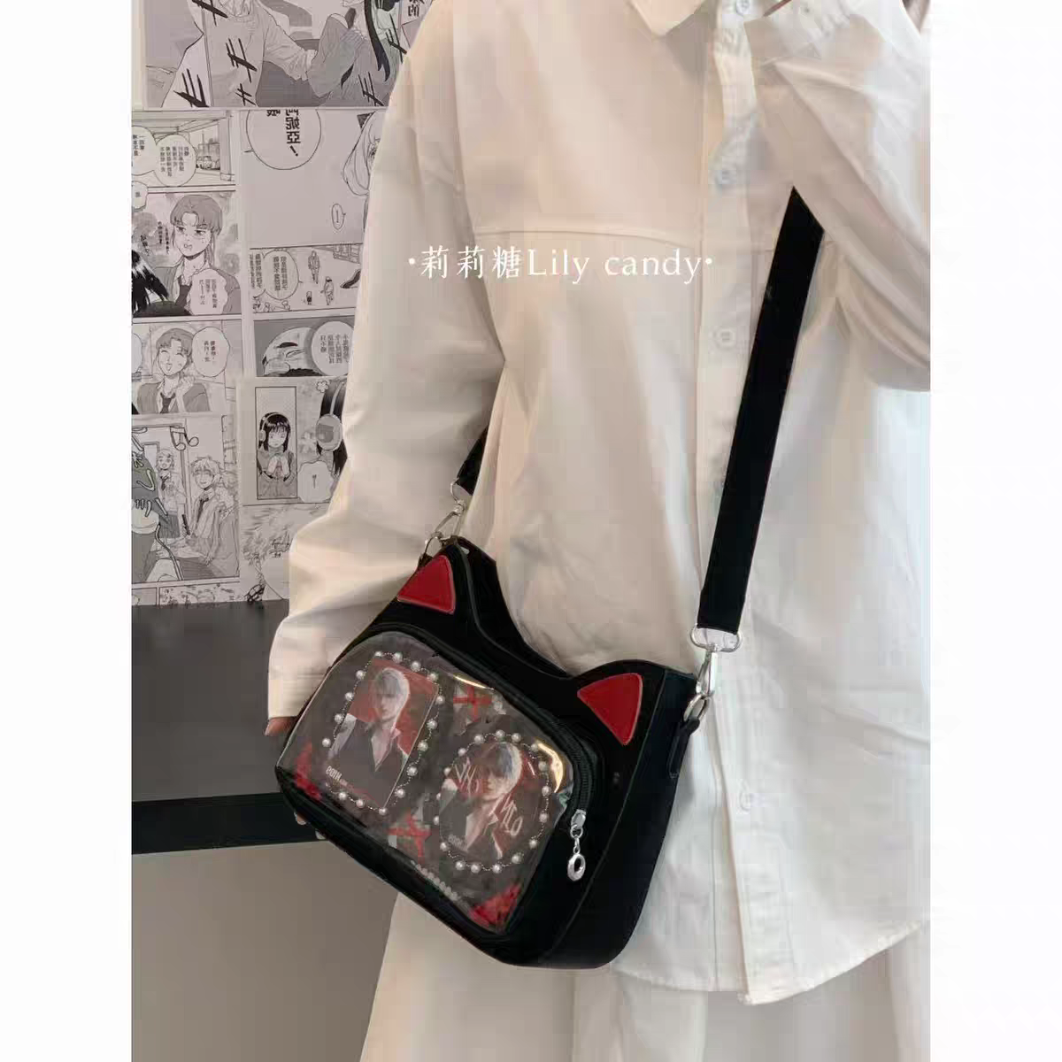 [cn | pre-order] cat ears ita bag
