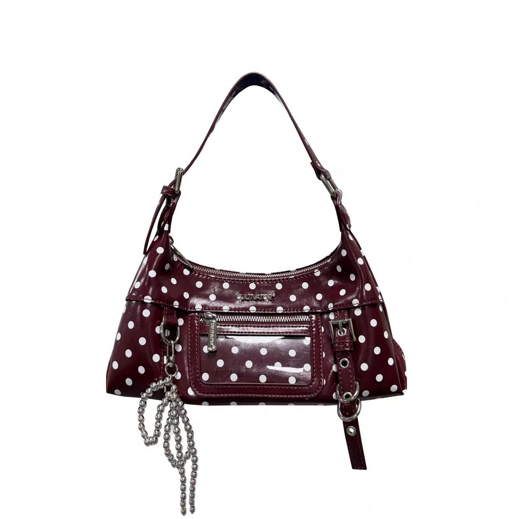 [cn | pre-order] cultivator polka crossbody hobo bag - mini