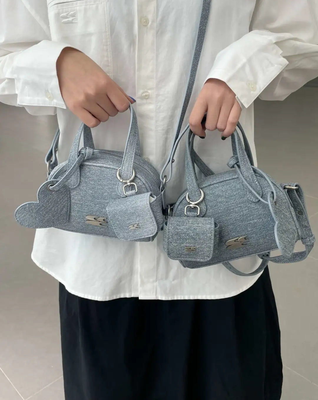 [cn | pre-order] crying center denim edition mini bag