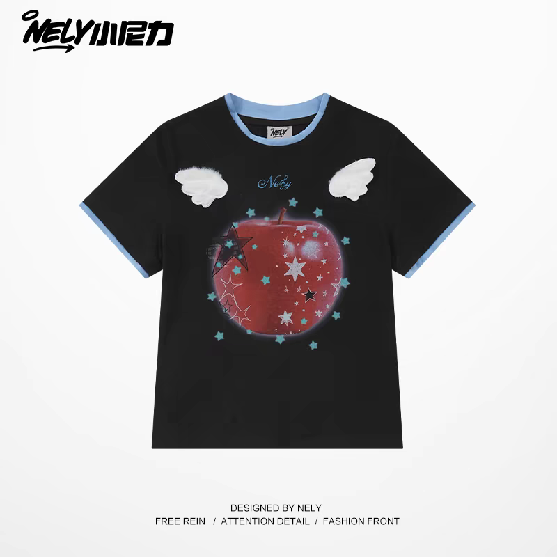 [NELY] angel apple shirt