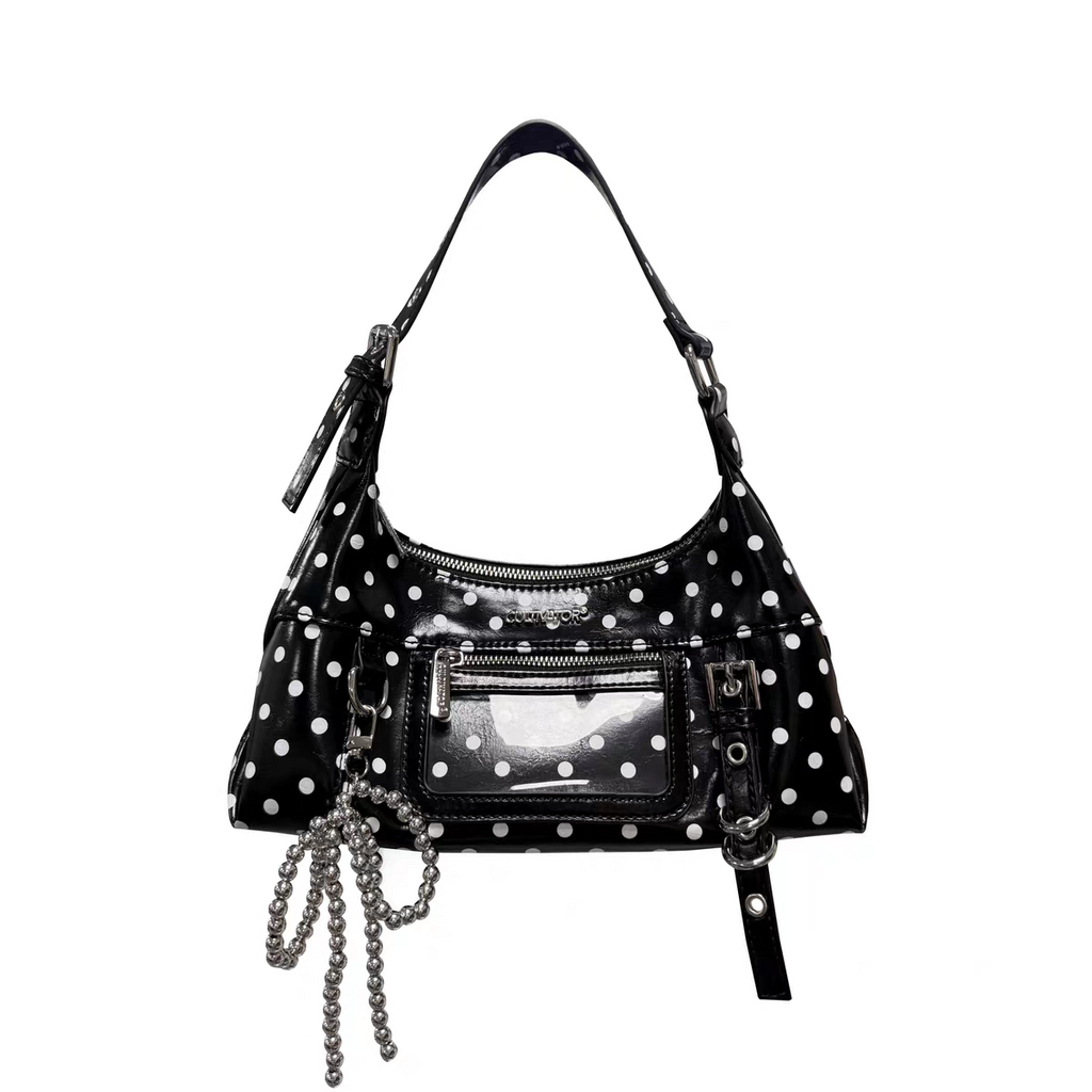 [cn | pre-order] cultivator polka crossbody hobo bag - mini