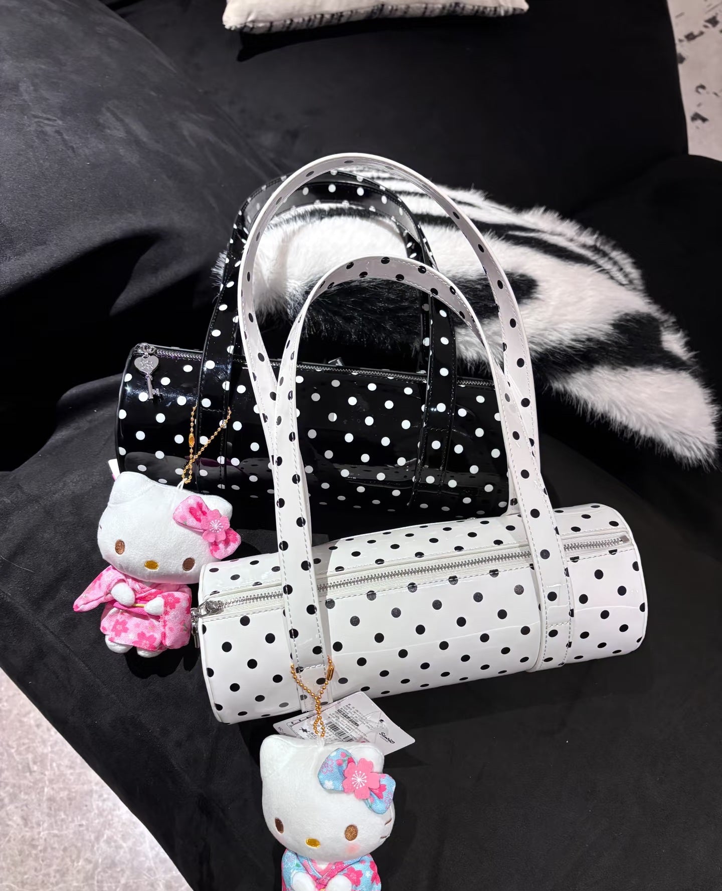[cn | pre-order] luoluoroom polka dot cake hobo bag (plus)