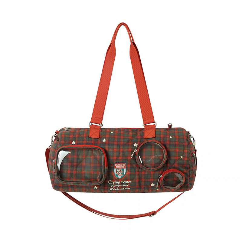 [cn | pre-order] crying center x weekend hub plaid boston ita bag