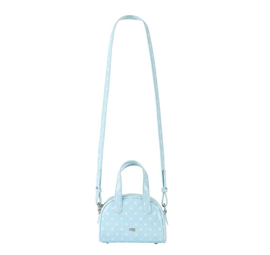 [cn | pre-order] crying center pastel polka boston mini bag