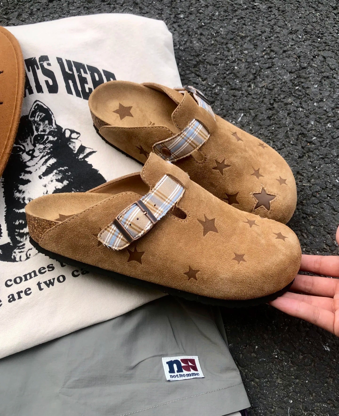 [cn | pre-order] catsofa loafers slip-ons (blue cherry, desert cowboy, pigeon beige, brown stars)