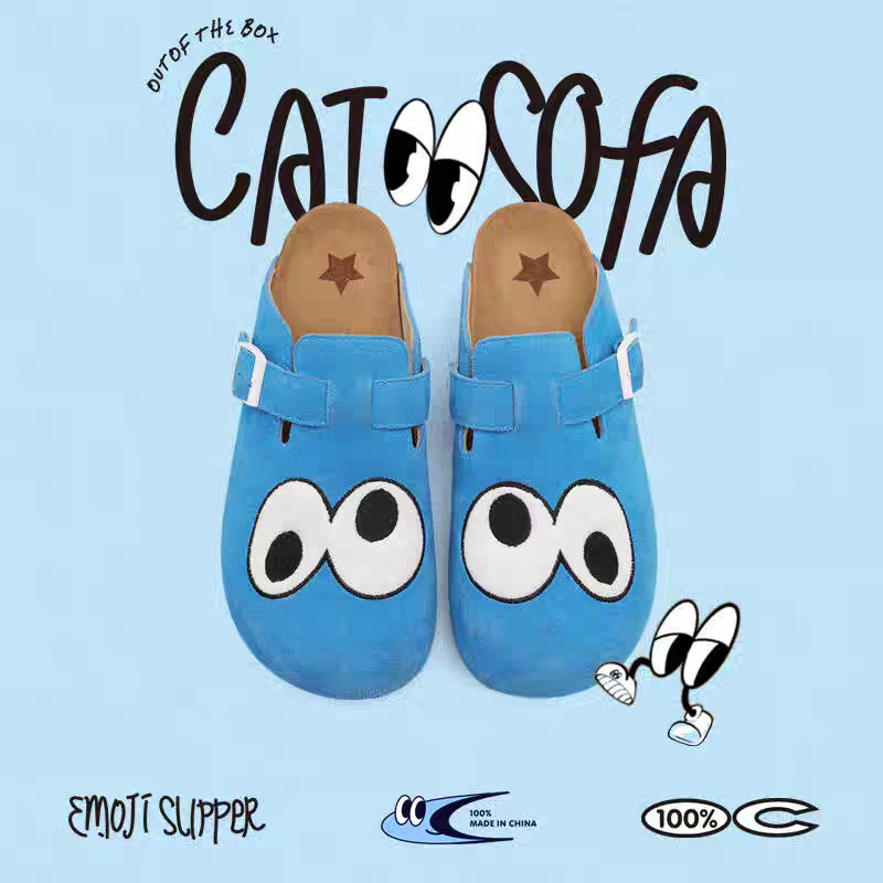 [cn | pre-order] catsofa loafers slip-ons (gray kitty, blue eyes, musical notes purple, pink cherry)