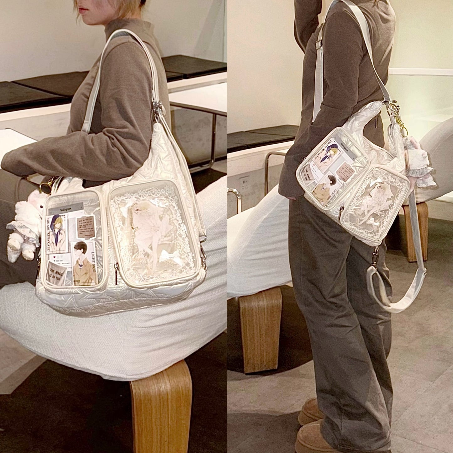 [cn | pre-order] berryq sparkling girl 3 way ita backpack