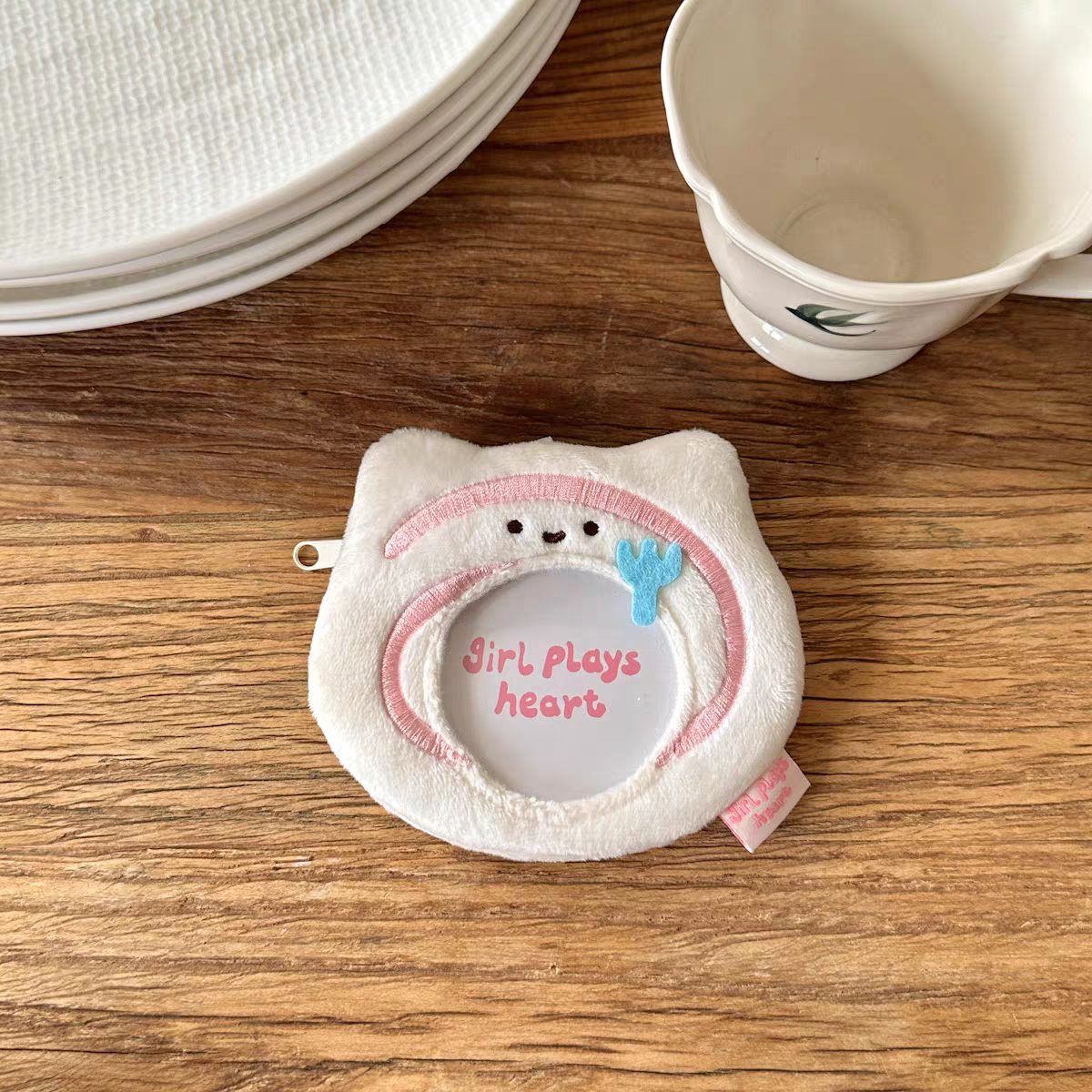 [cn | pre-order] girlplays mini pouch keyring with pvc slot