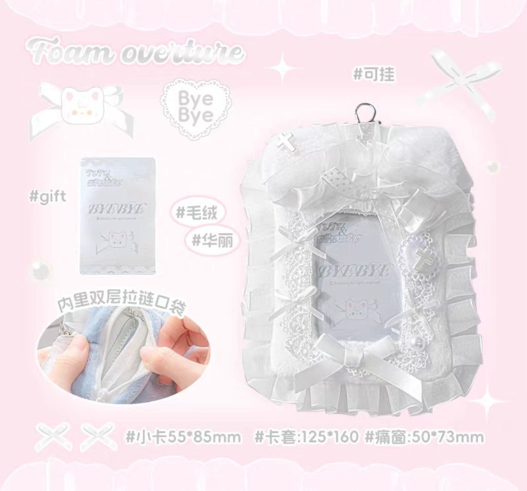 [cn | pre-order] rosyposy puff lace photocard holder