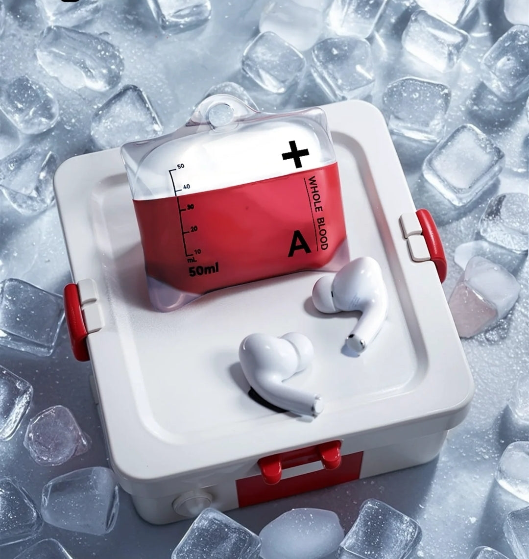 [cn | pre-order] iv drip blood bag airpods case